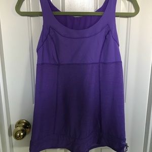 lululemon Tank with Drawstring Detail (Purple)